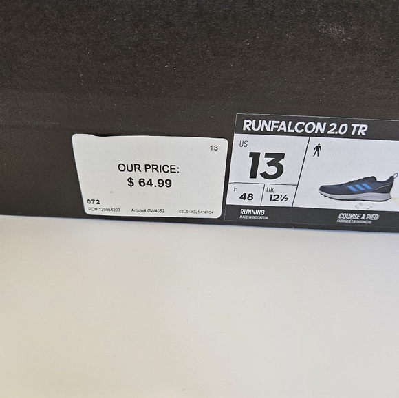 Adidas Runfalcon 2.0 TR new in box - Picture 13 of 13